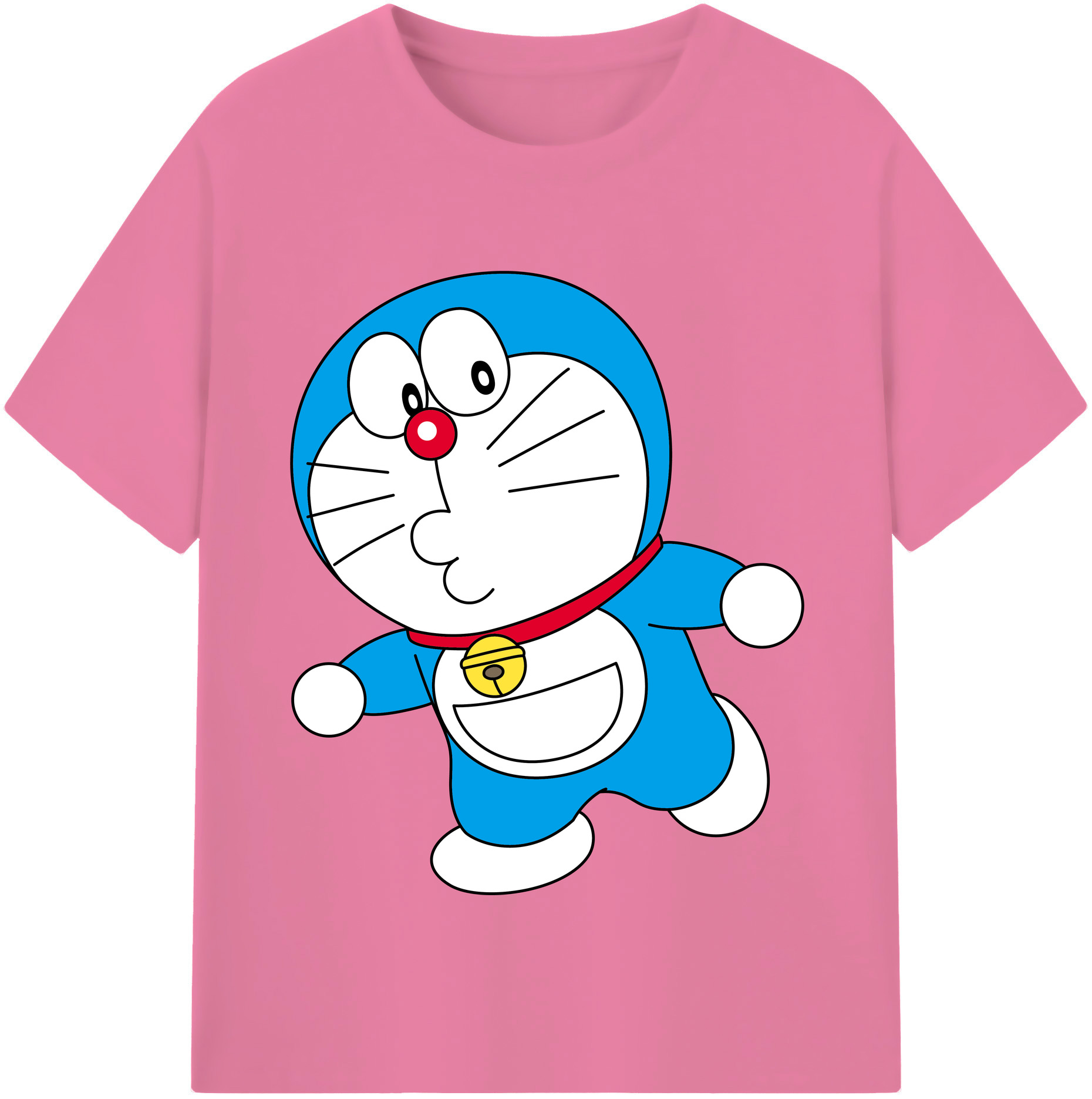 （画像用） ドラえもん Doraemon 綿100％半袖Tシャツ（フロントプリント）